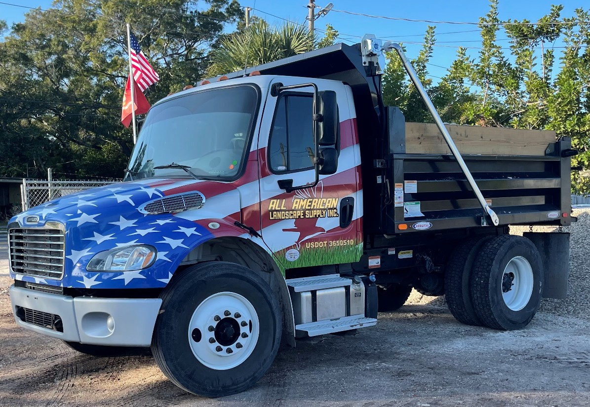 All American Landscape Supply delivery truck